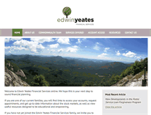 Tablet Screenshot of edwinyeates.com